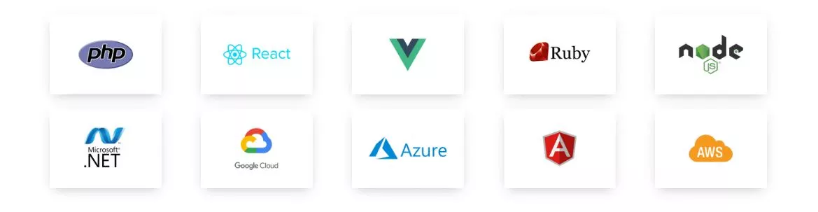 Technology stack used by Next Tech Vision